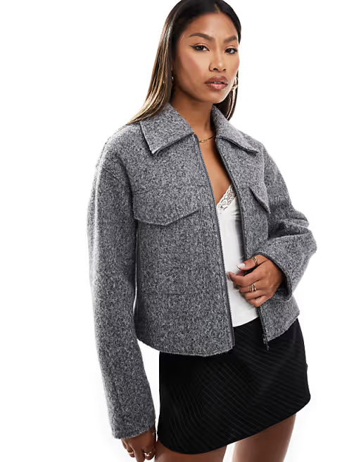 Averra® Cropped Tweed Icon Jacket