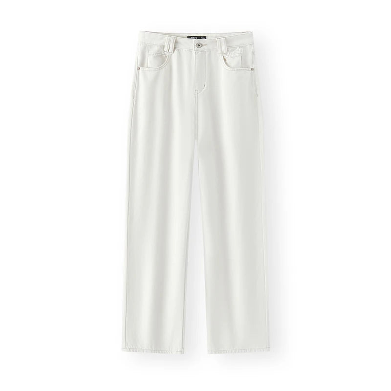 Averra® Fleece Wide Leg Jeans