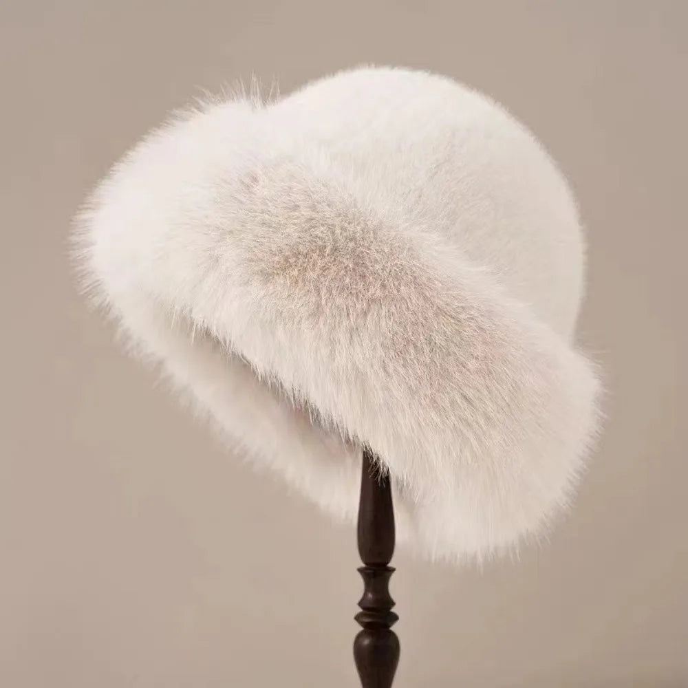 Plush Fur Bucket Hat