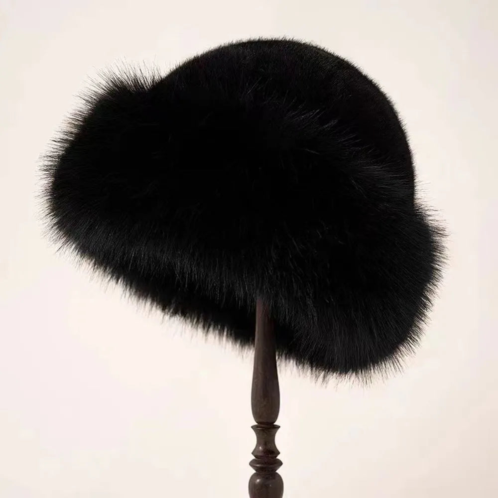 Plush Fur Bucket Hat